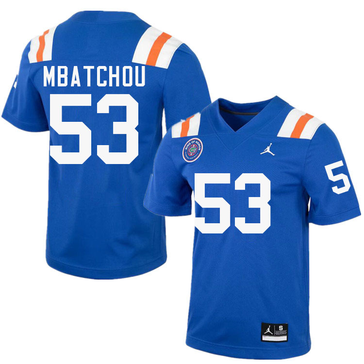 Joseph Mbatchou Florida Jersey,Florida Gators #53 Joseph Mbatchou Uniforms,Jersey Youth-Throwback Royal